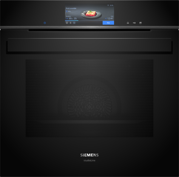 Siemens HS958GED1 - iQ700, Dampfbackofen mit Festwasseranschluss, Schwarz, 60 x 60 cm, 5 Jahre Garantie!